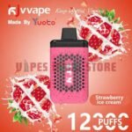 YUOTO KJV Disposable 12000 Puffs Disposable Vape in Dubai Strawberry Ice Cream