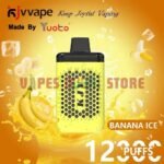 YUOTO KJV 12000 Puffs Disposable Vape in Dubai banana Ice