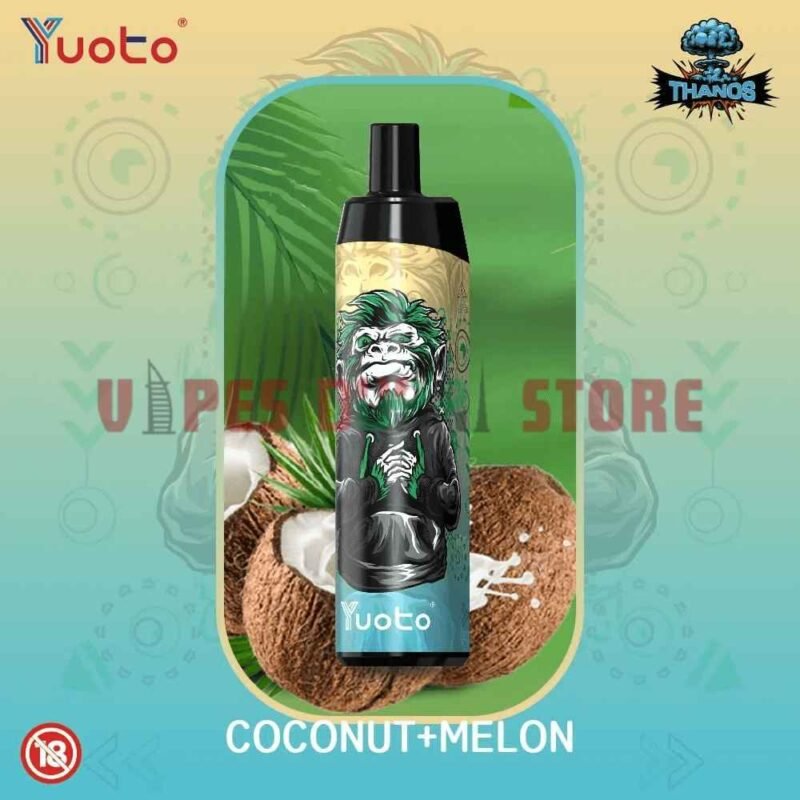 Yuoto Thanos 5000 Puffs Disposable Vape In UAE Coconut Melon