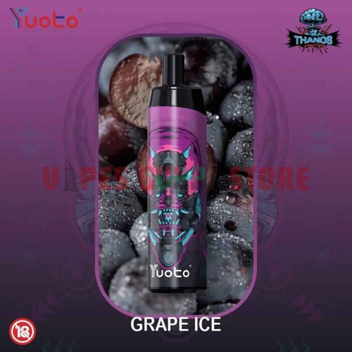 Yuoto Thanos 5000 Puffs Disposable Vape In UAE Grape Ice