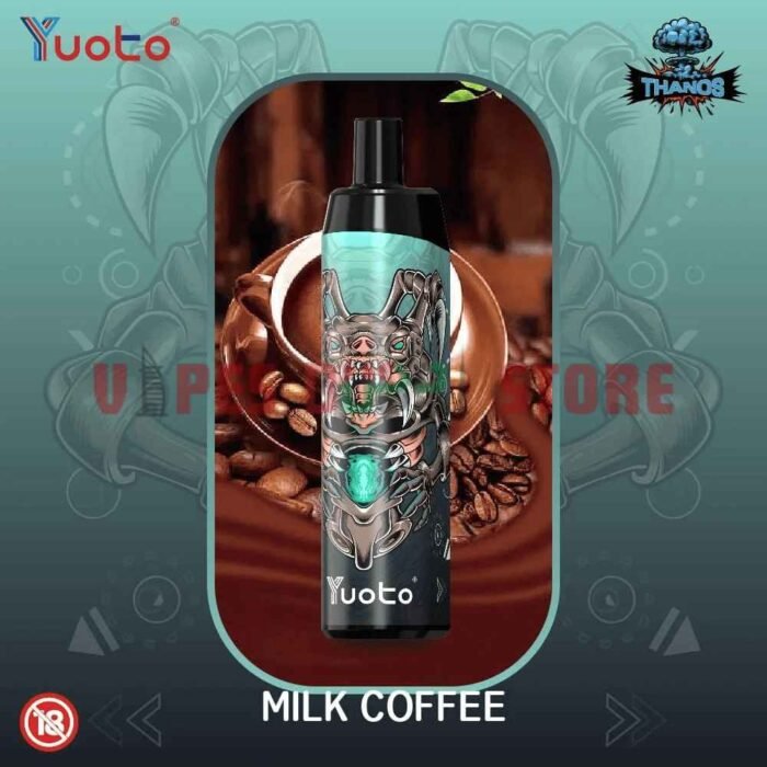 Yuoto Thanos 5000 Puffs Disposable Vape In UAE Milk Coffee