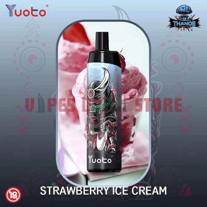 Yuoto Thanos 5000 Puffs Disposable Vape In UAE Strawberry Ice Cream