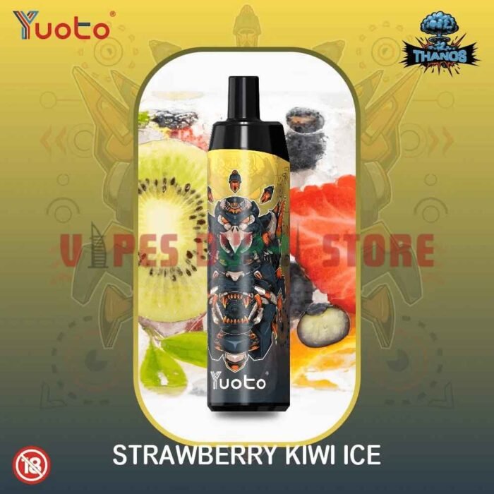 Yuoto Thanos 5000 Puffs Disposable Vape In UAE Strawberry Kiwi Ice
