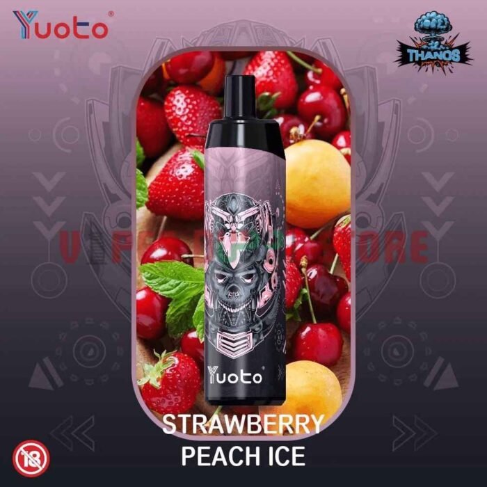 Yuoto Thanos 5000 Puffs Disposable Vape In UAE Strawberry Peach Ice