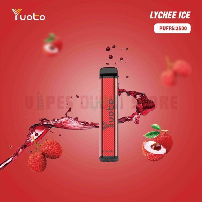 Yuoto XXL 2500 Puffs 50Mg Disposable Vape In UAE Lychee Ice