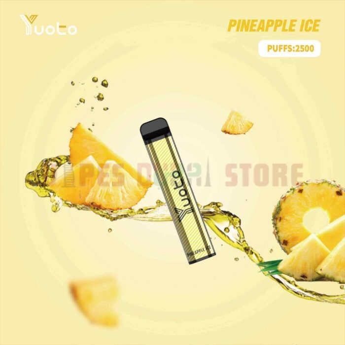 Yuoto XXL 2500 Puffs 50Mg Disposable Vape In UAE Pineapple Ice