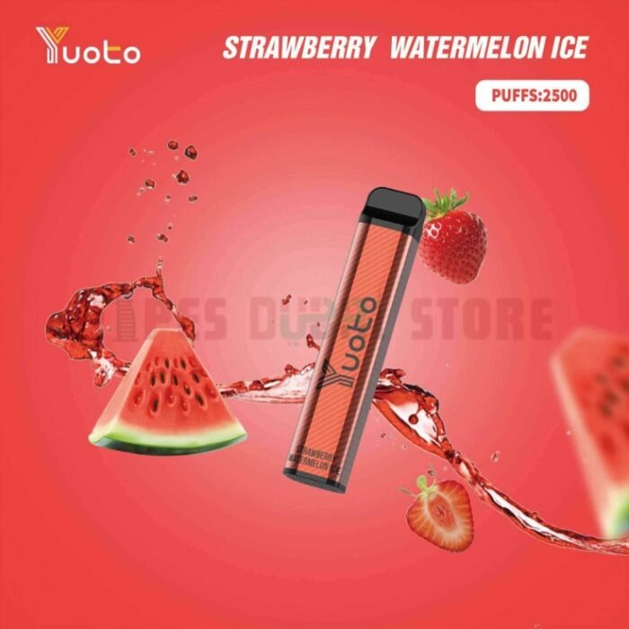 Yuoto XXL 2500 Puffs 50Mg Disposable Vape In UAE Strawberry Watermelon Ice