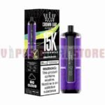 AL FAKHER Crown Bar Hypermax 15000 Puffs Price in Dubai GRAPE MINT