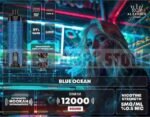 AL FAKHER Crown bar 12000 Puffs Disposable Vape in Dubai BLUE OCEAN