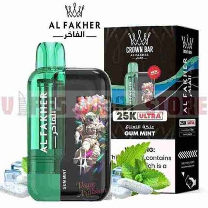 Al Fakher 25K Ultra 25000 Puffs Gum Mint