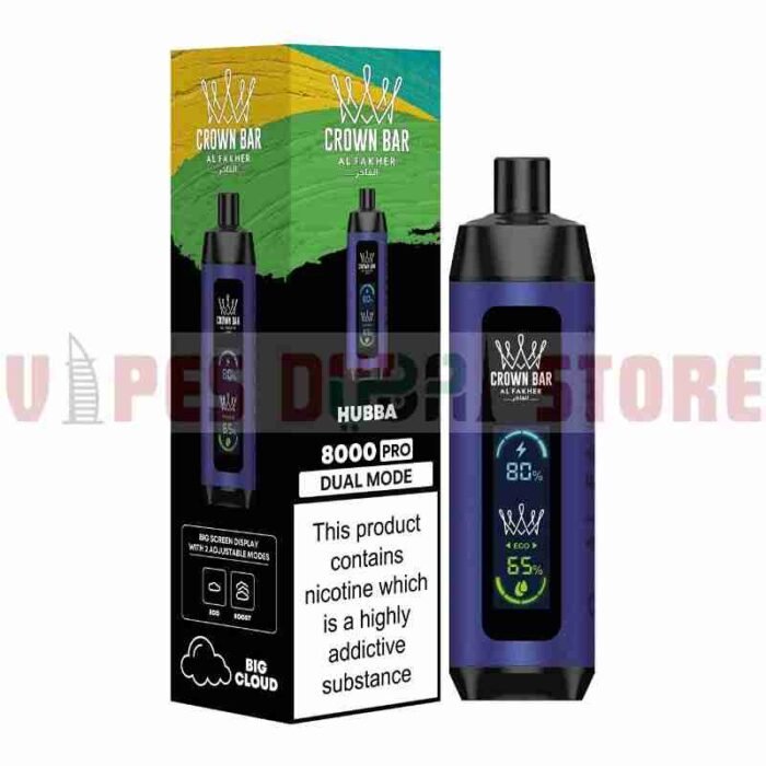 CROWN BAR PRO 8000 PUFFS HUBBA