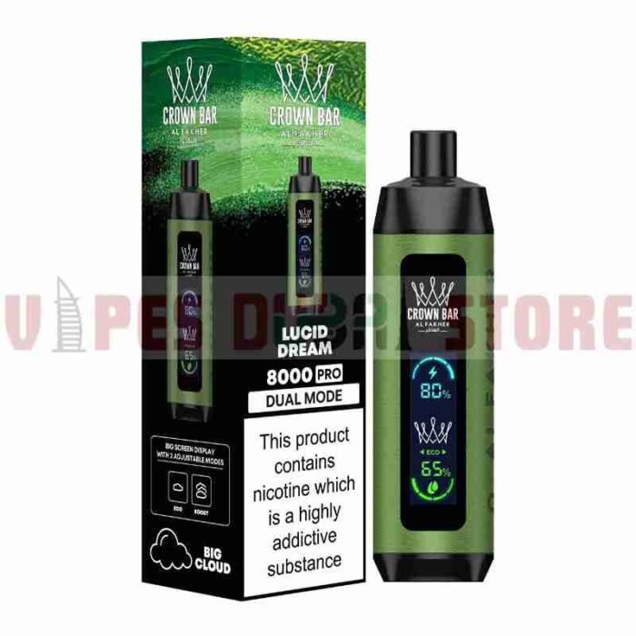 CROWN BAR PRO 8000 PUFFS LUCID DREAM