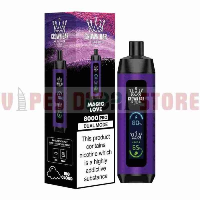 CROWN BAR PRO 8000 PUFFS MAGIC LOVE