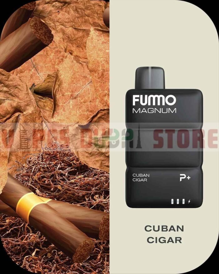 CUBAN CIGAR FUMMO Magnum 8000 Puffs 2 Disposable Vape in Dubai