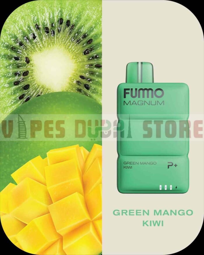 GREEN MANGO KIWI FUMMO Magnum 8000 Puffs 2 Disposable Vape in Dubai