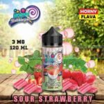 Horny Flava 120ml E Liquid Sour Strawberry