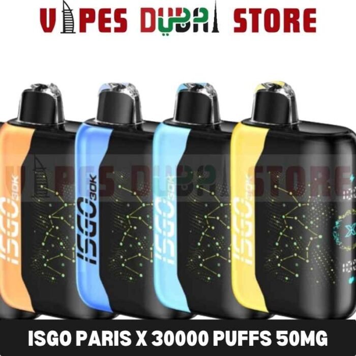 ISGO Paris X 30000 Puffs 50MG Disposable Vape in Dubai