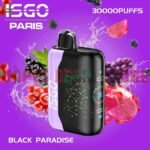 ISGO Paris X 30000 Puffs 50MG Disposable Vape in Dubai BLACK PARADISE