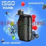 ISGO Paris X 30000 Puffs 50MG Disposable Vape in Dubai MIXED BERRIES