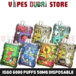 Isgo 6000 Puffs 50Mg Disposable Vape In Dubai