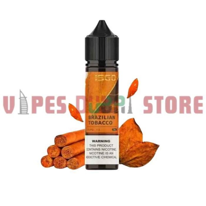 Isgo 60ml E-Liquid 3mg E-juice in UAE Brazilian Tobacco