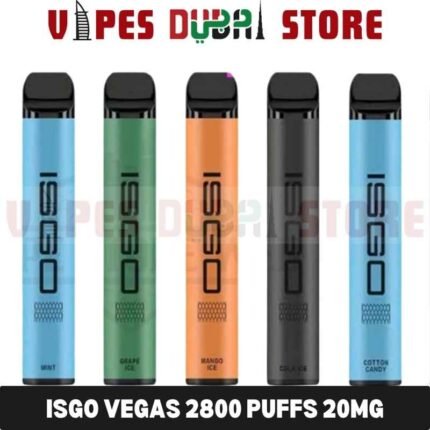 Isgo Vegas 2800 Puffs 20Mg Disposable Vape In Dubai