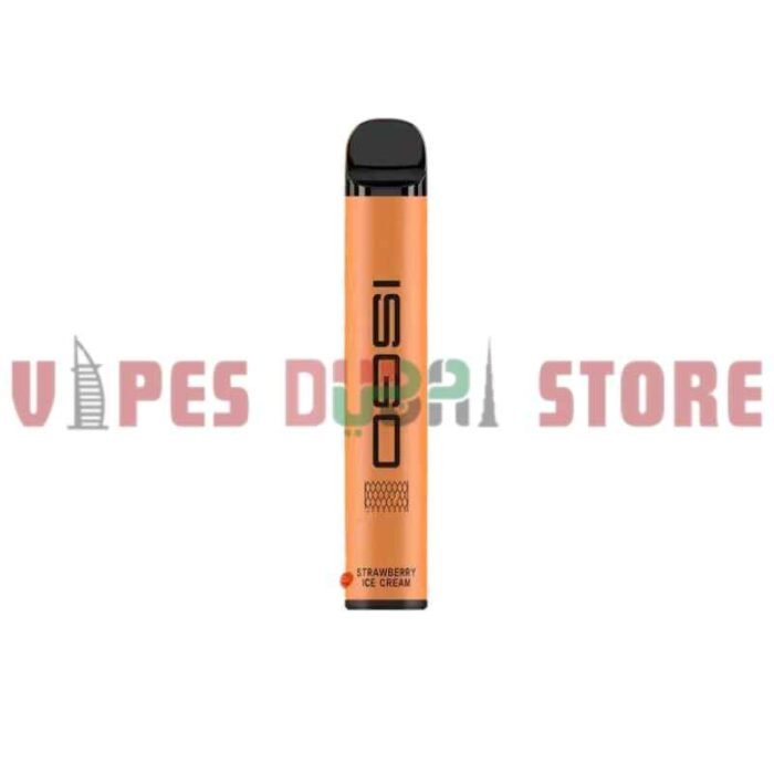 Isgo Vegas 2800 Puffs 20Mg Disposable Vape In UAE Strawberry Ice Cream