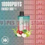 KK ENERGY Box 10000 Puffs 50mg Nicotine Disposable Vape in Dubai DOUBEL APPLE