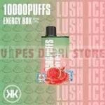 KK ENERGY Box 10000 Puffs 50mg Nicotine Disposable Vape in Dubai LUSH ICE