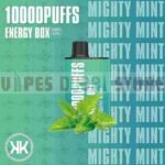 KK ENERGY Box 10000 Puffs 50mg Nicotine Disposable Vape in Dubai MIGHTY MINT