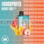 KK ENERGY Box 10000 Puffs 50mg Nicotine Disposable Vape in Dubai PEACH MANGO WATERMELON