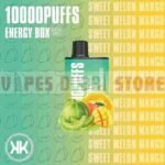KK ENERGY Box 10000 Puffs 50mg Nicotine Disposable Vape in Dubai SWEET MELON MANGO