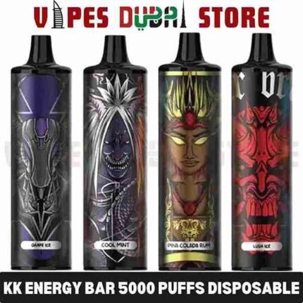 KK Energy Disposable Vape 5000 puffs Rechargeable E Cigarettes in UAE