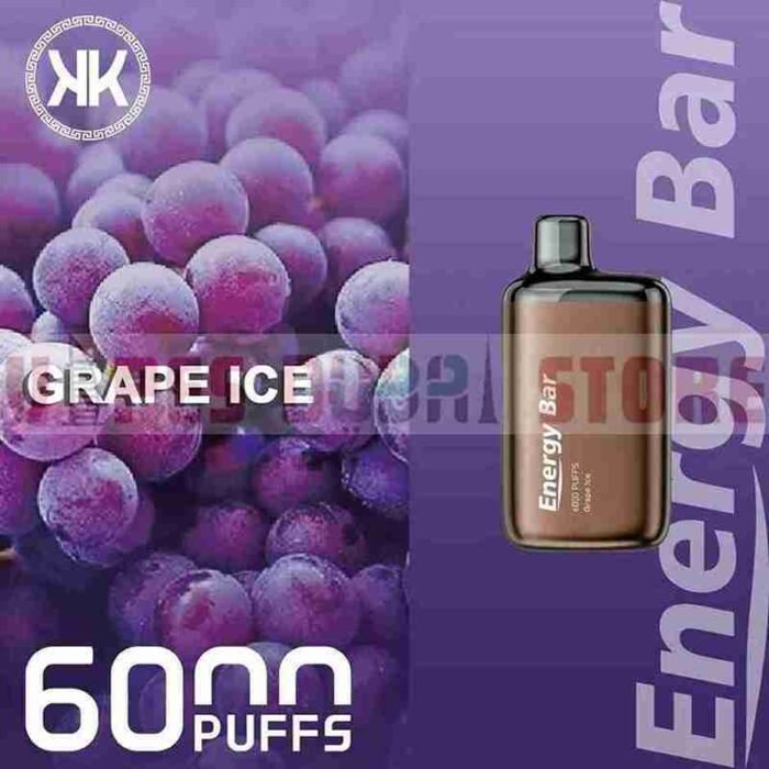 KK Energy EnergyBar GrapeIce 6000puffs 600mAh