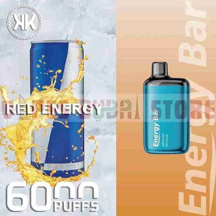 KK Energy EnergyBar RedEnergy 6000puffs 600mAh