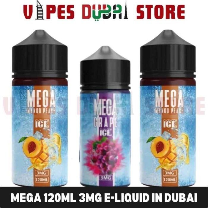MEGA 120ml 3mg E-liquid in Dubai