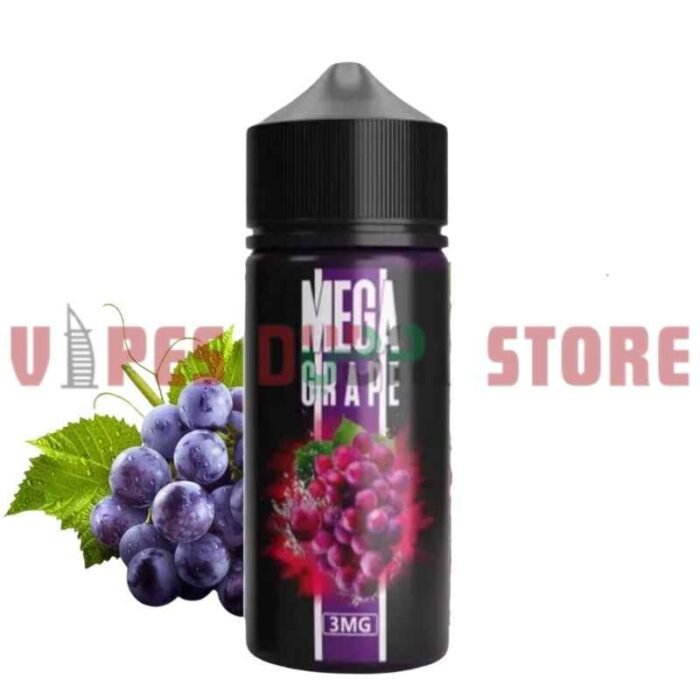 MEGA 120ml 3mg E-liquid in Dubai Grape