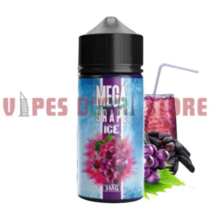 MEGA 120ml 3mg E-liquid in Dubai Grape Ice