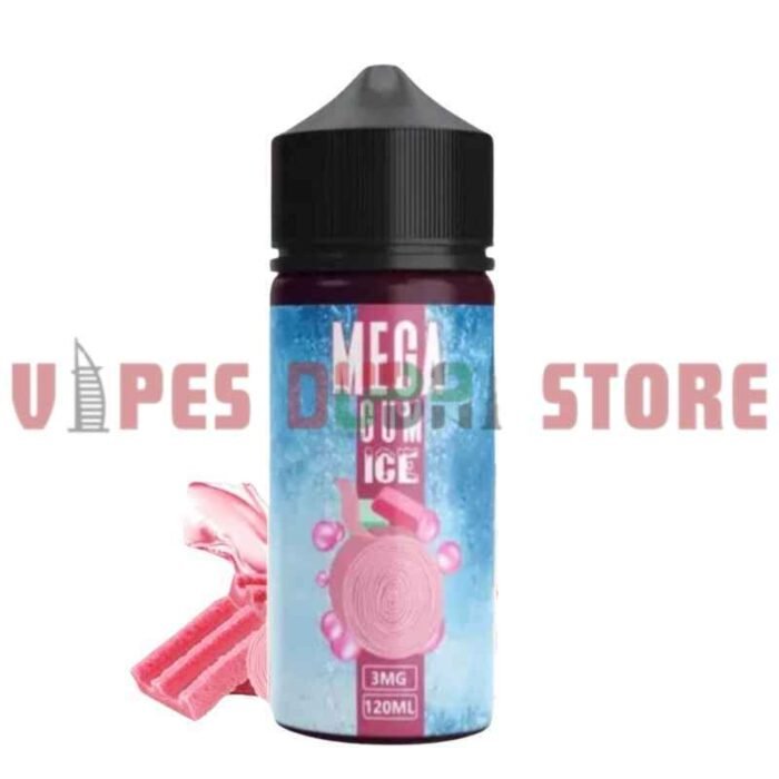 MEGA 120ml 3mg E-liquid in Dubai Gum Ice