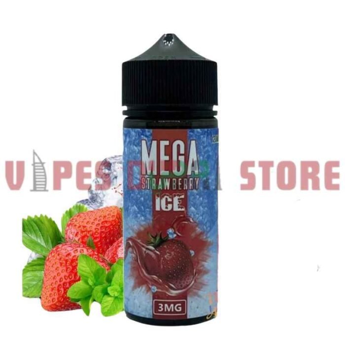MEGA 120ml 3mg E-liquid in Dubai Strawberry Ice
