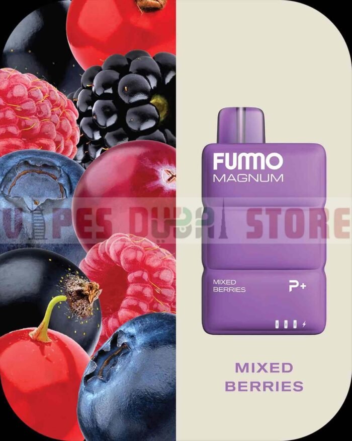 MIXED BERRIES FUMMO Magnum 8000 Puffs 2 Disposable Vape in Dubai