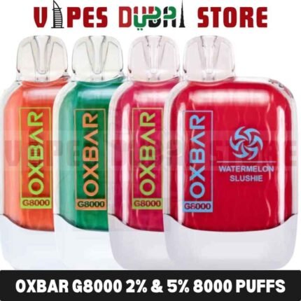 OXBAR G8000 2% & 5% 8000 Puffs Disposable Vape In Dubai