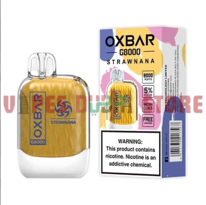OXBAR G8000 2% & 5% 8000 Puffs Disposable Vape In Dubai STRAWBERRY WATERMELON