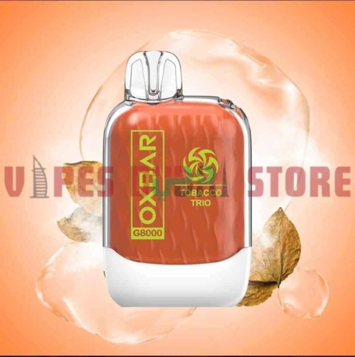 OXBAR G8000 2% & 5% 8000 Puffs Disposable Vape In Dubai TOBACCO TRIO