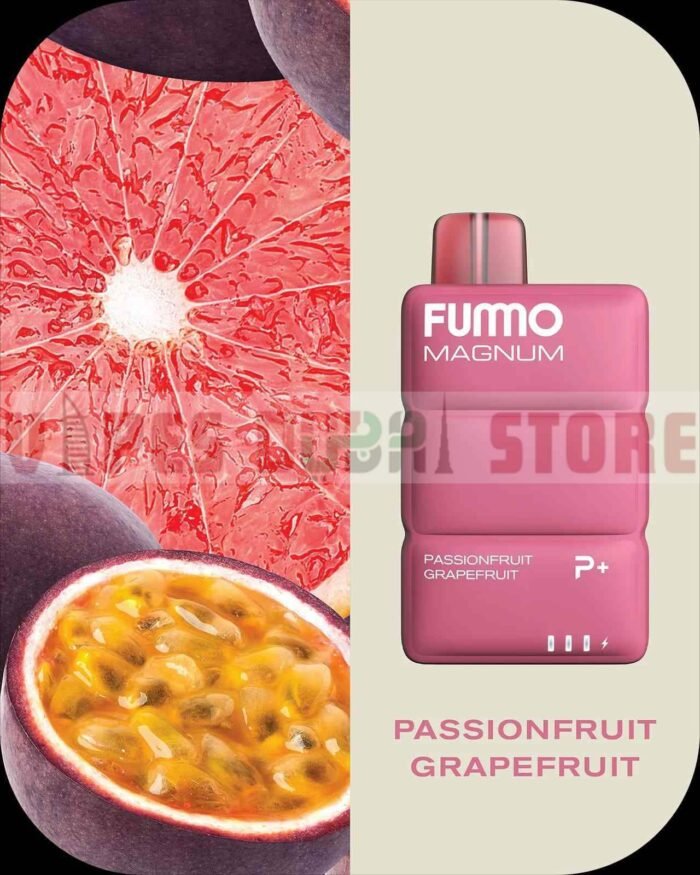 PASSIONFRUIT GRAPEFRUIT FUMMO Magnum 8000 Puffs 2 Disposable Vape in Dubai
