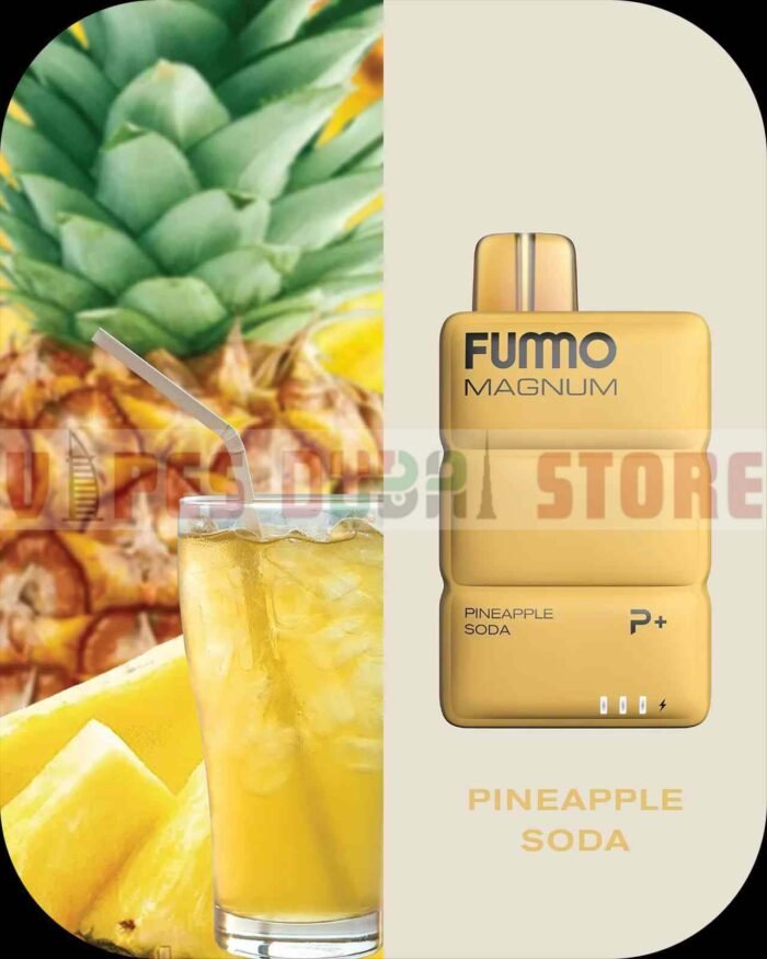 PINEAPPLE SODA FUMMO Magnum 8000 Puffs 2 Disposable Vape in Dubai