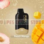 PURA 6000 Disposable 20MG Rechargeable Vape Price in Dubai Peach Mango