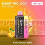PYNE POD BOOST PRO 20000 Puffs Price in Dubai MANGO PEACH