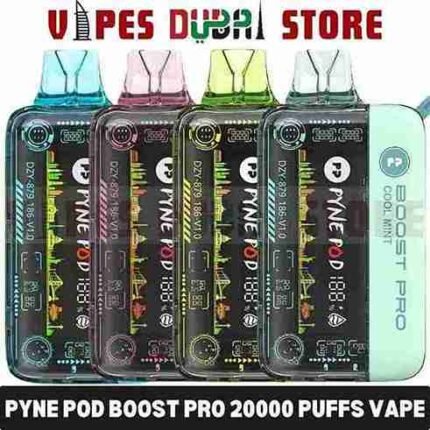 PYNE POD Boost Pro 20000 Puffs 50MG Disposable Vape in Dubai