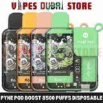 Pyne Pod Boost 8500 Puffs 5% Nicotine Rechargeable Vape in Dubai